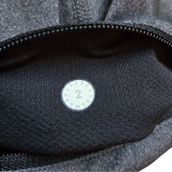 Lululemon Pace Rival Crop 22" - Heathered Black - Picture 12 of 12